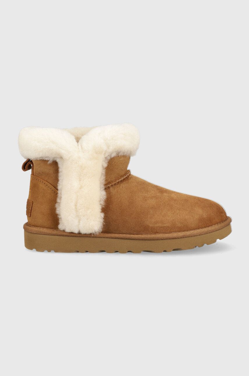 Tenisky a topánky UGG Classic Mini Heritage Fluff Boots Hnedá | 1130590.CHE, 0