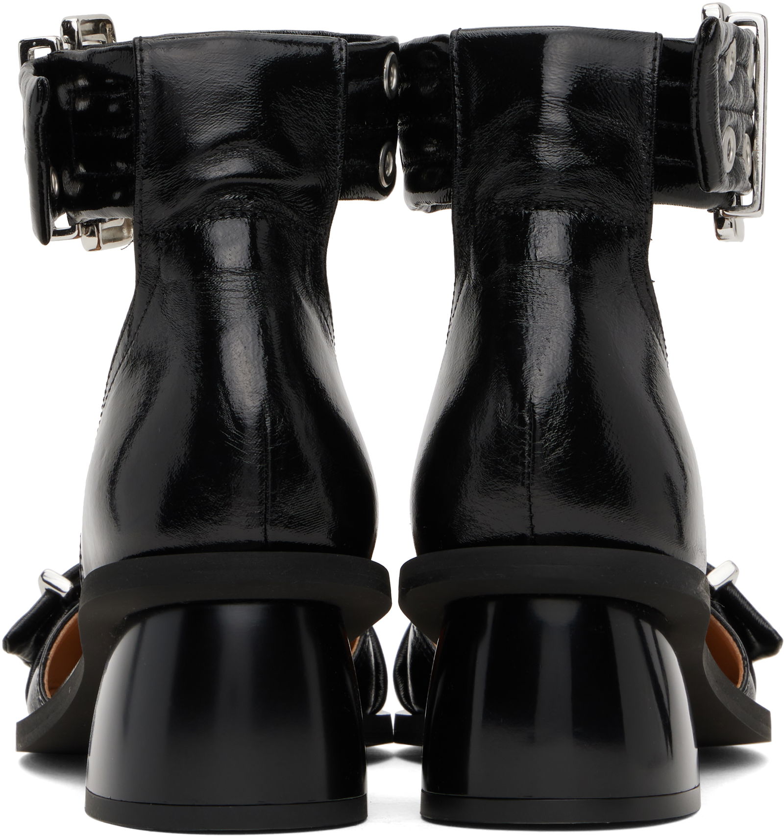 Buckle Open Cut Pumps