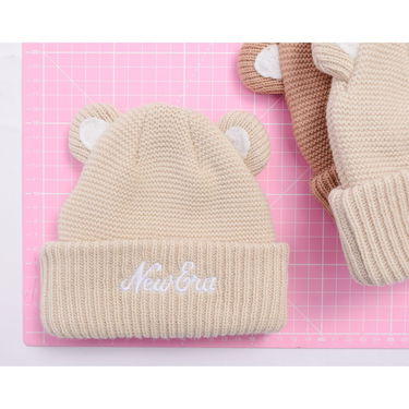 Kulicha New Era New Era Knit Beanie with Ears (52-54 cm) Béžová | 60580874, 2