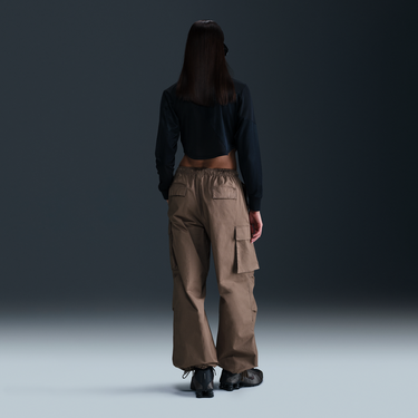 Crop Top Nike Nike Sportswear Mid-Rise Loose Fit Cargo Pants Čierna | IB1058-214, 4