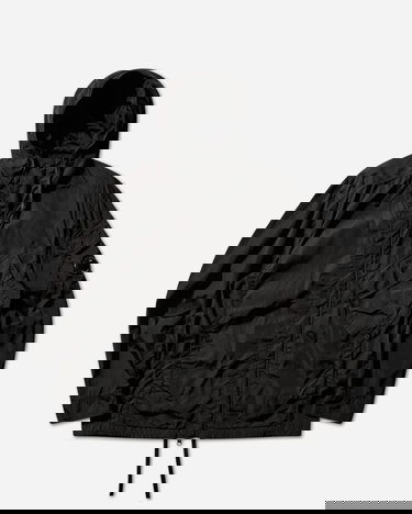 Vetrovka C.P. Company Chrome-R Hooded Lens Overshirt Čierna | 20CMOS058A-005904G 999, 0