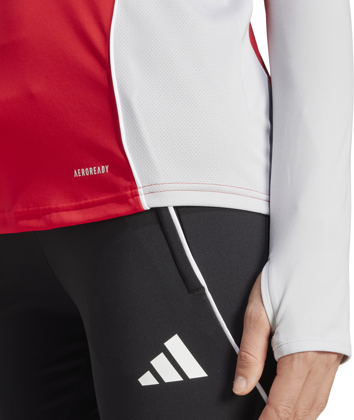 Mikina adidas Originals adidas Tiro 25 Training 1/4 Zip Top Červená | iw0450, 1