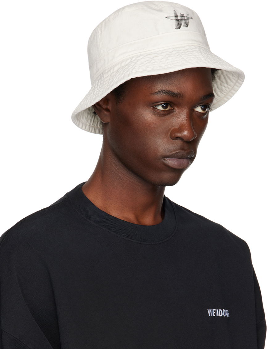 Klobúk We11done Logo Bucket Hat Biela | WD-AH3-22-404-U-WH, 1