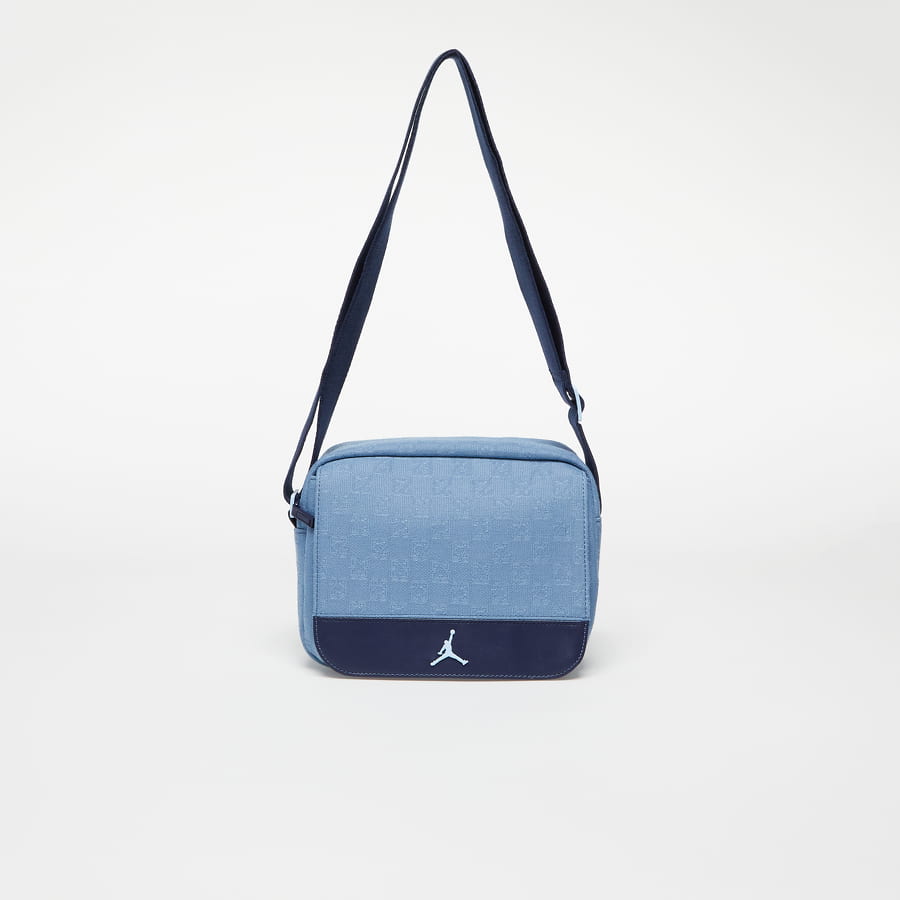 Taška cez rameno Jordan Monogram Crossbody Mini Messenger Bag Modrá | MA0760-M0S, 0