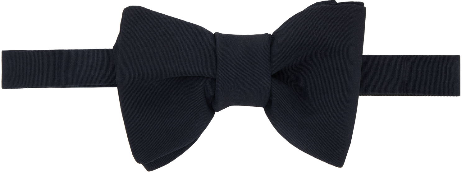 Doplnky Tom Ford Silk Mohair Faille Bow Tie Čierna | SRM003-SOS04, 0