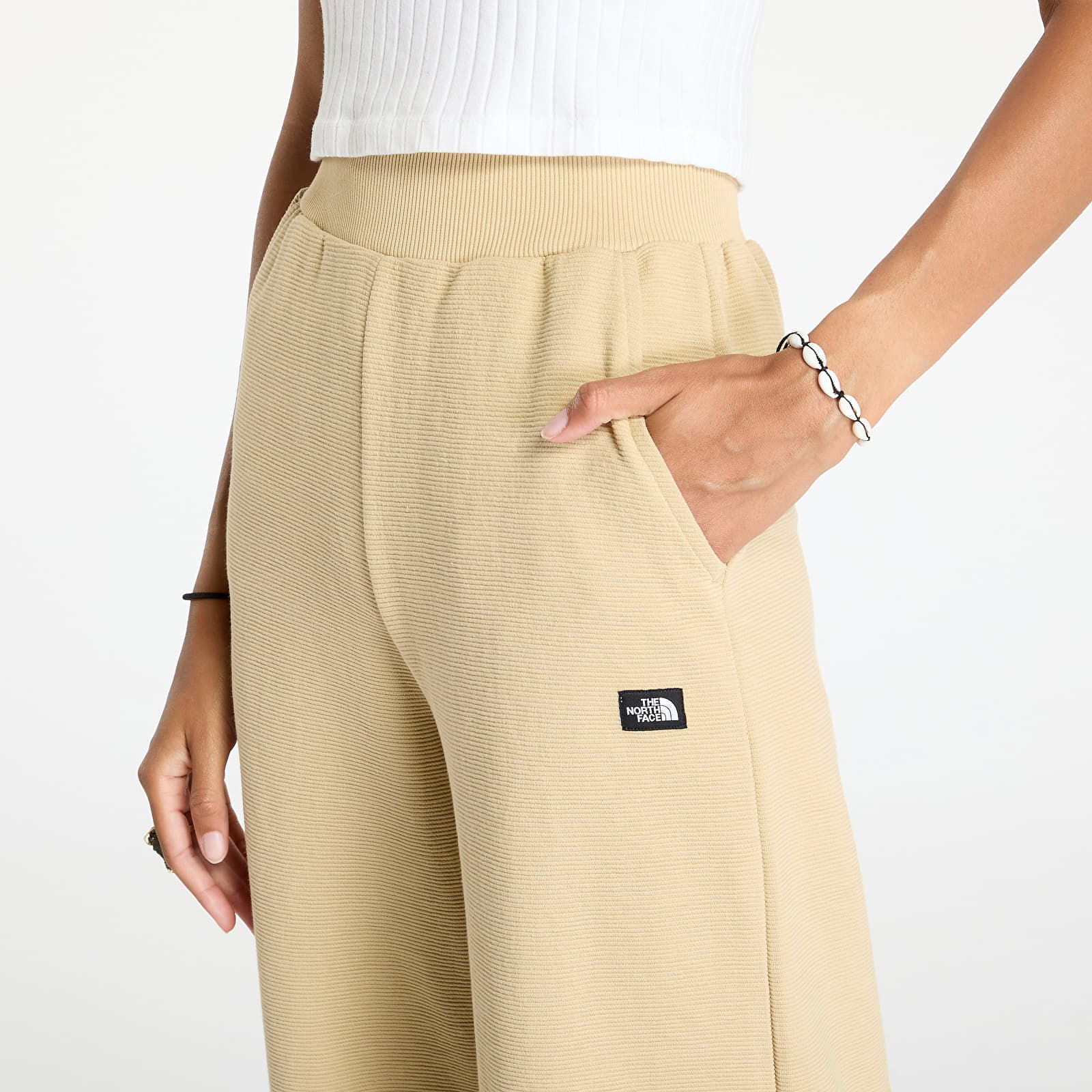 Hoden Wide Leg Jogger Khaki Stone