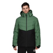 Hooded Two-Tone Puffer Jacket