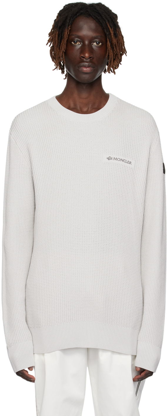 Sveter Moncler Bonded Biela | I20919C00007M1367, 0