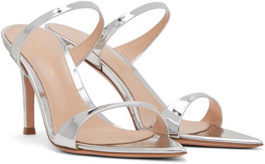 Tenisky a topánky Gianvito Rossi Gianvito Rossi Strappy Heeled Sandals Metalická | G15620.85RIC.MET, 3