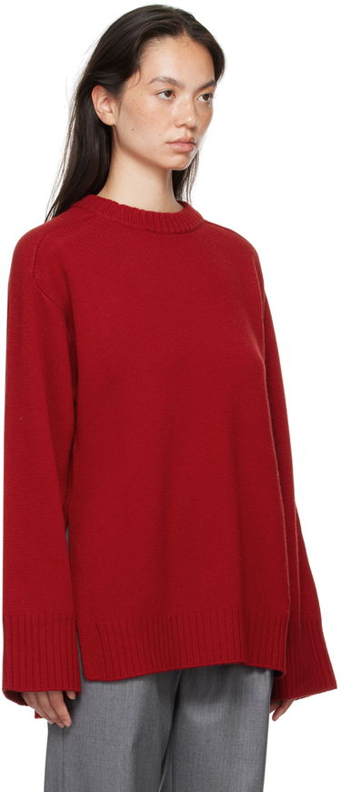 Sveter Loulou de Saison Loulou de Saison Safi Ribbed Knit Sweater Červená | SAFI, 1