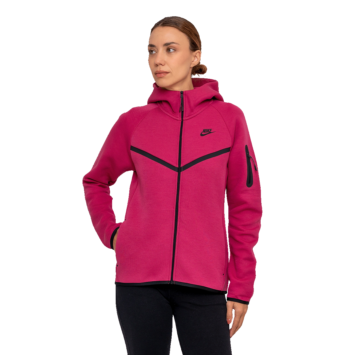 Mikina Nike NSW Tech Fleece Windrunner Full-Zip Hoodie Ružová | HV6747-634, 0