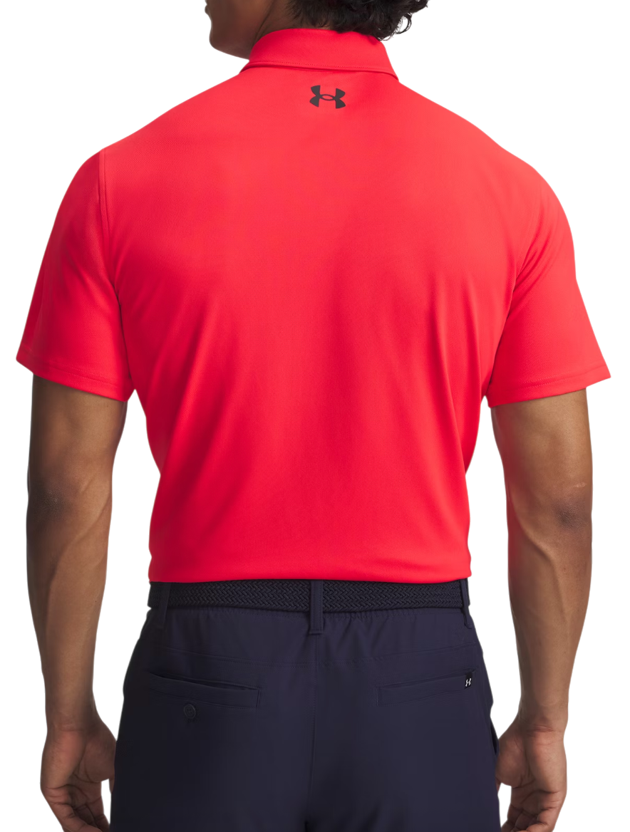 Polo tričko Under Armour UA T2G Pique Polo Shirt Červená | 1390123-713, 1