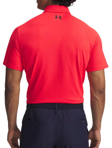 Polo tričko Under Armour UA T2G Pique Polo Shirt Červená | 1390123-713, 1