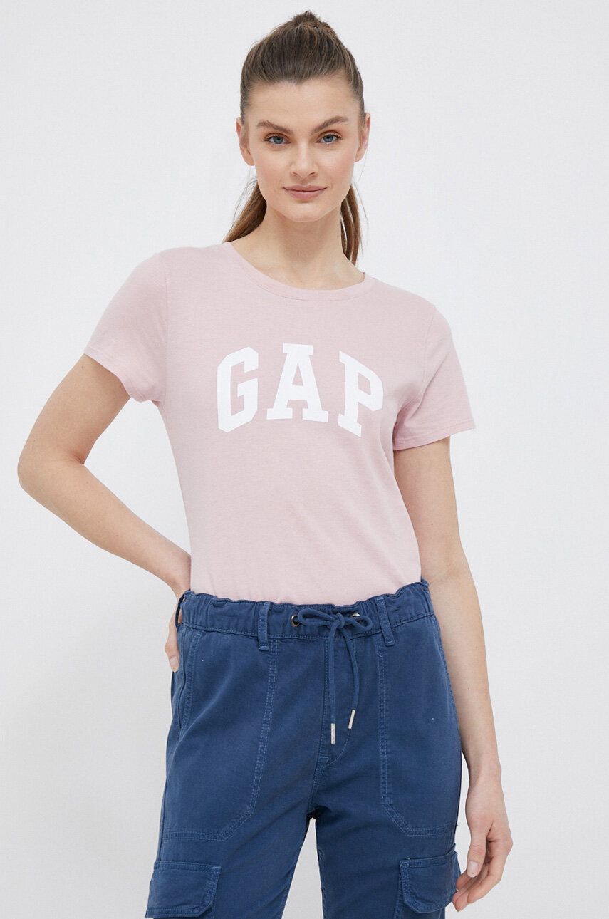 Tričko GAP GAP 2-pack T-shirt Ružová | 548683.02PINKSTAN, 0