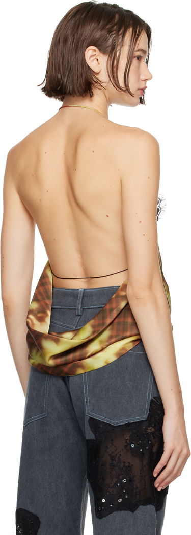 Tielko Collina Strada Collina Strada Puppy Plaid Lace Camisole Rôznofarebný | XX3037, 2