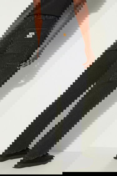 Nohavice Carhartt WIP Single Knee Pants Čierna | I032024-8906, 1