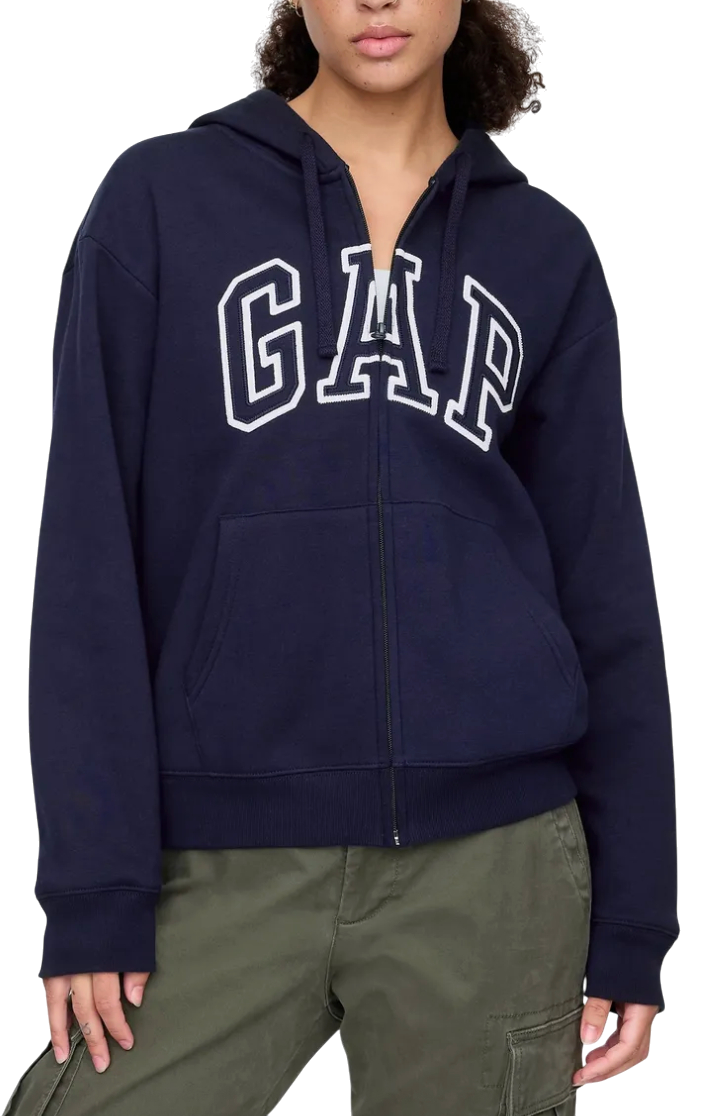 Mikina GAP GAP Logo Full-Zip Hoodie Navy | 678782-11, 0