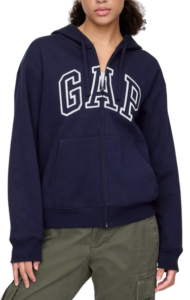 Mikina GAP GAP Logo Full-Zip Hoodie Navy | 678782-11, 0
