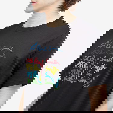 Tričko Paul Smith Paul Smith Distorted Logo T-Shirt, Size M Čierna | M2R-011R-NP4697-79, 5