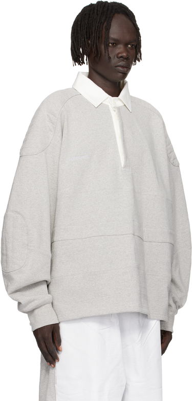 Polo tričko HED MAYNER Hed Mayner Paneled Polo Šedá | HMMB72021R-HB211, 1