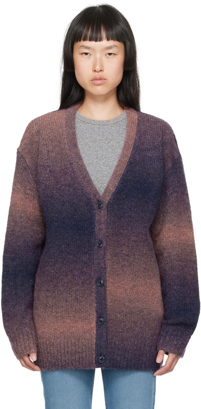 Sveter rag & bone Rag & Bone Holly Gradient Cardigan Fialová | WAS23F043MW43, 0