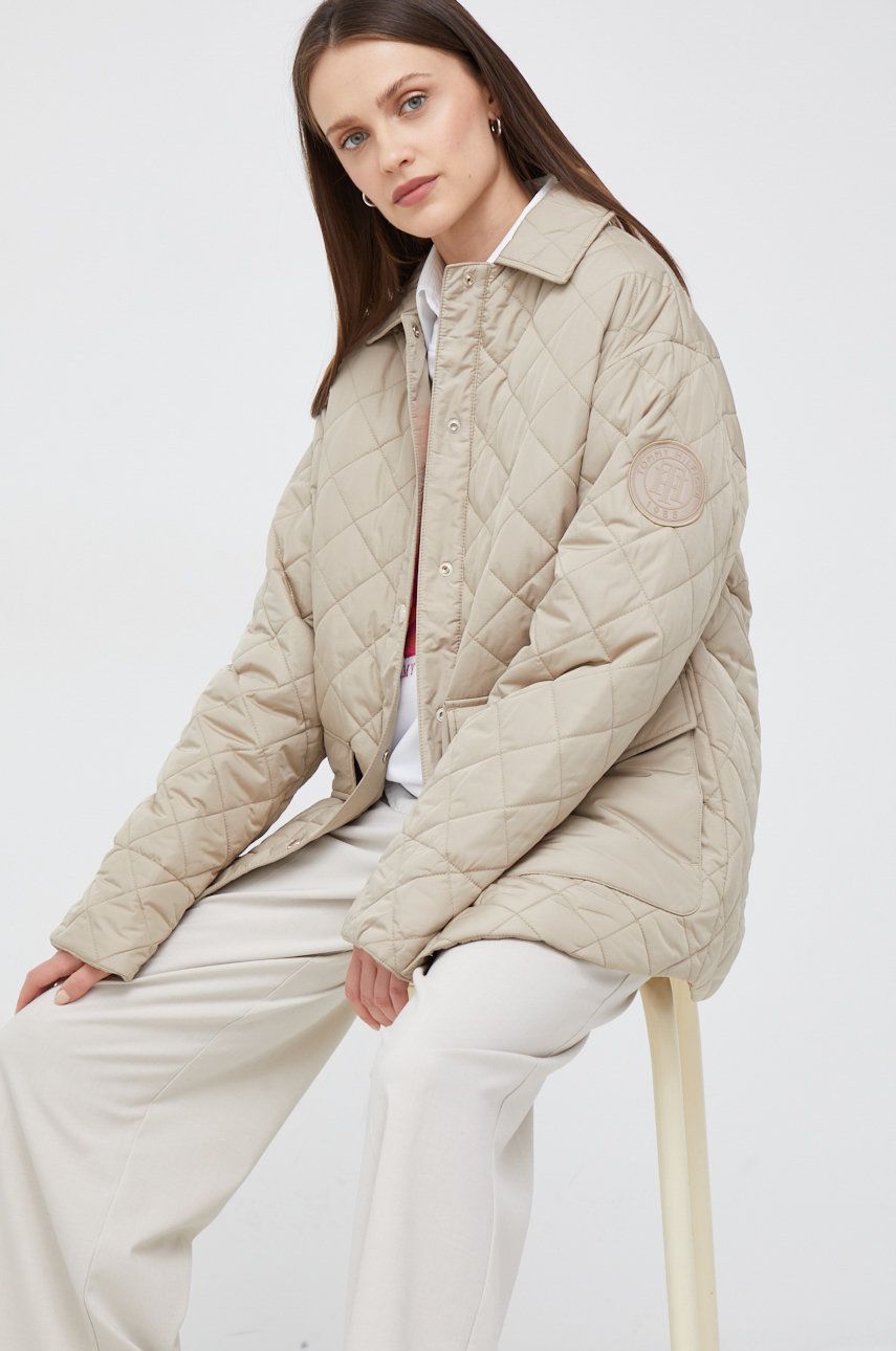 Bunda Tommy Hilfiger Jacket Béžová | WW0WW35552.9BYY, 0