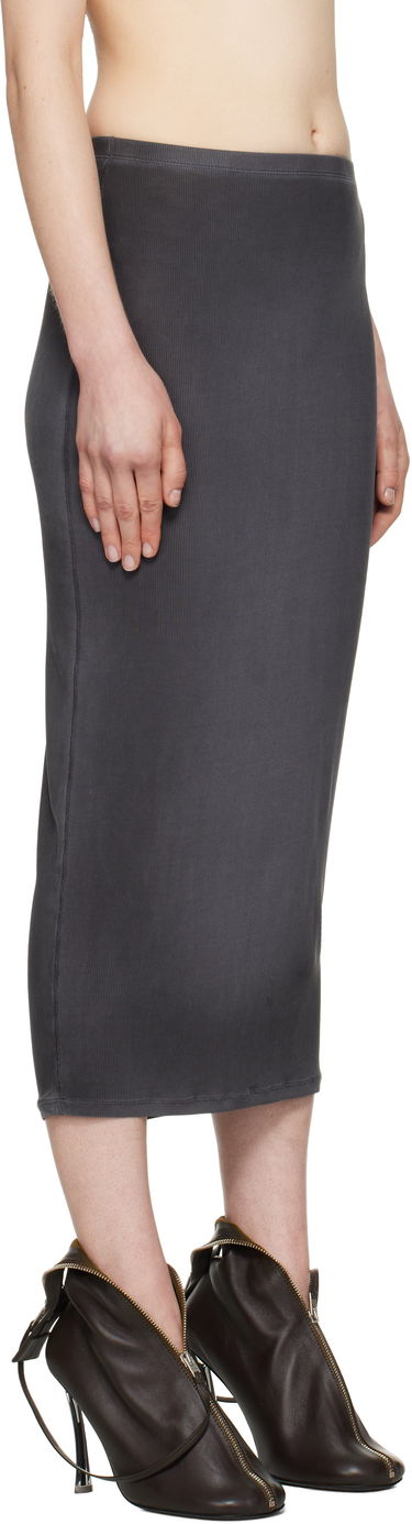 Sukňa Acne Studios Acne Studios Midi Ribbed Skirt Šedá | AF0505-, 1