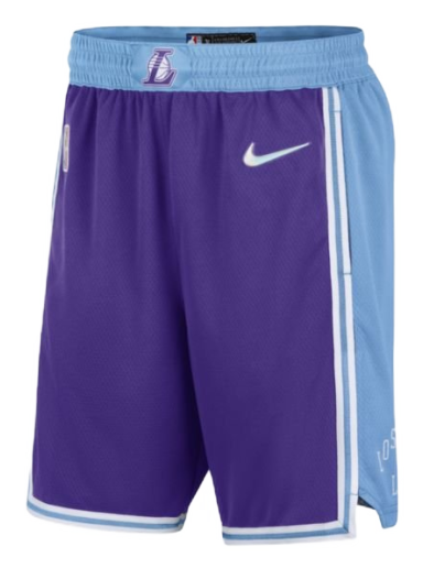 Šortky Nike Los Angeles Lakers City Edition Dri-FIT NBA Shorts Fialová | DB4138-504