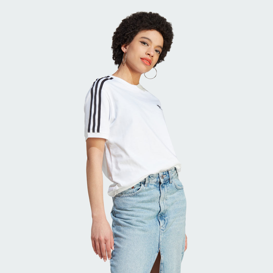Tričko adidas Originals Adicolor Classics 3-Stripes Tee Biela | IK4050, 1