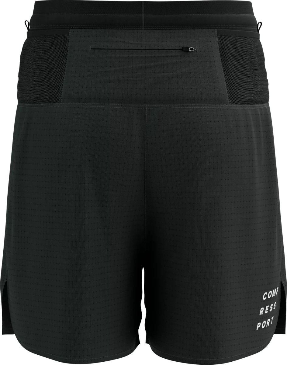 Šortky Compressport Trail Racing Overshort Shorts Čierna | ashm3739000, 1