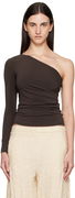 Max Mara Spluga One-Shoulder Top