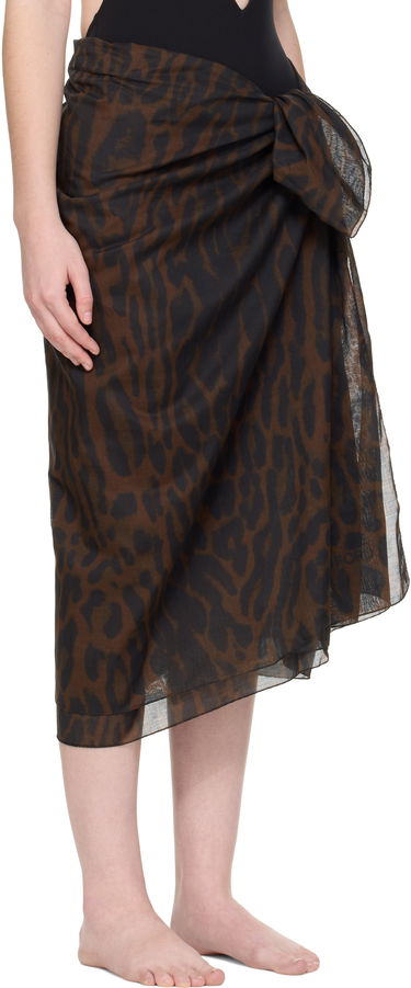 Plavky Tom Ford Tom Ford Pareo Wrap Cover-Up Skirt Hnedá | PAR001-FAP244, 1