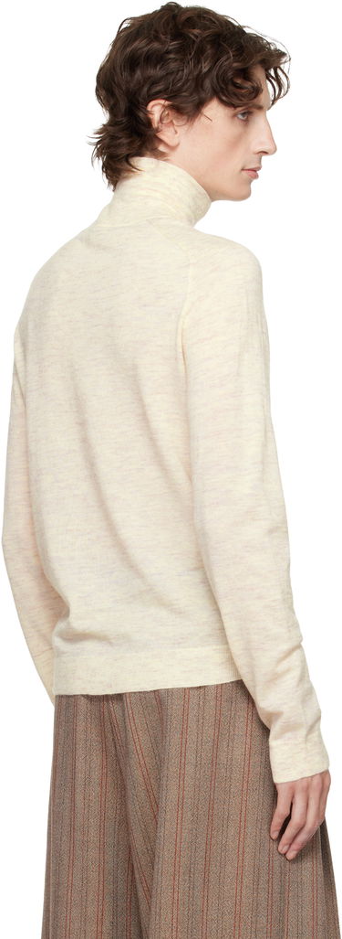 Sveter JW Anderson JW Anderson Logo Turtleneck Béžová | KW1436-YN0444, 2