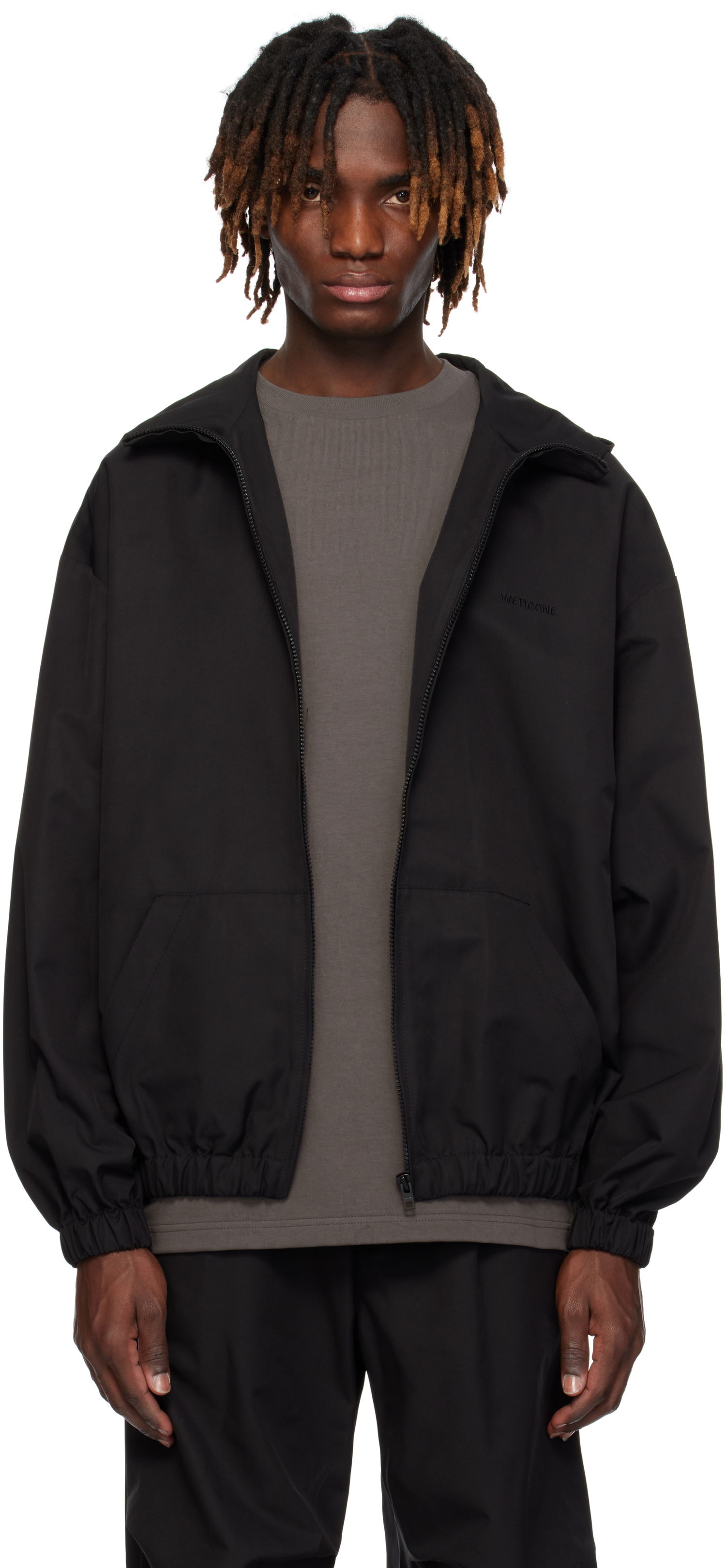 Vetrovka We11done We11done Track Hoodie Windbreaker Čierna | WD-JP0-25-002-M-BK, 0