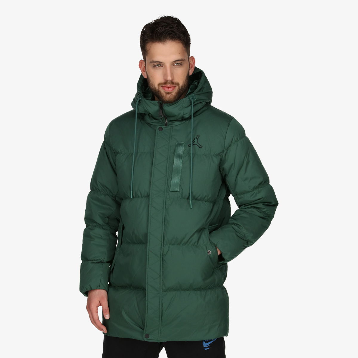 Prešívaná bunda Nike Men's Statement Parka Jacket Zelené | DA9804-333, 0
