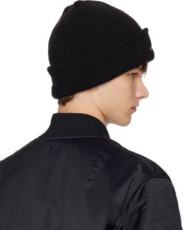 Kulicha Yohji Yamamoto Y-3 KURO Knitted Beanie by Yohji Yamamoto Čierna | JZ0908, 2