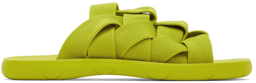 Tenisky a topánky Bottega Veneta Intrecciato Slides "Green" Zelené | 651402 V0GV0, 0