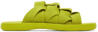 Intrecciato Slides "Green"