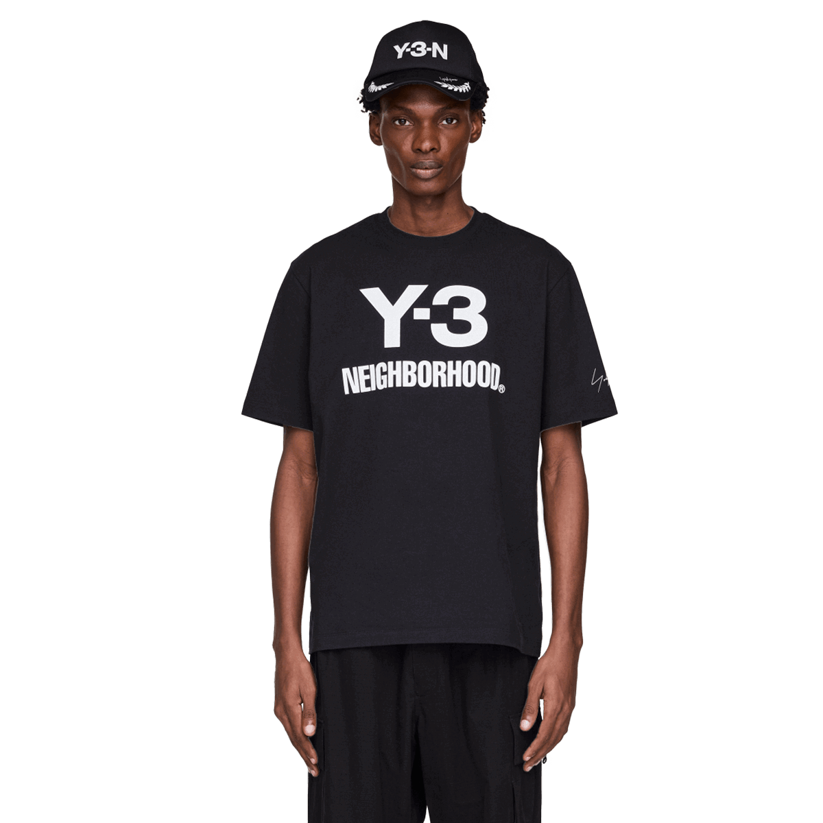 Tričko adidas Originals Y-3 x Neighborhood Logo T-Shirt Čierna | JW6999, 0