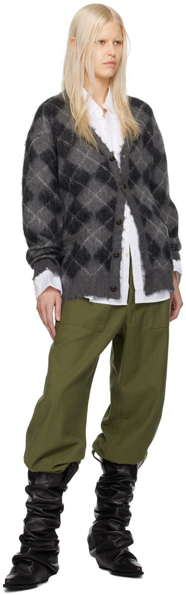 Cargo nohavice R13 R13 Utility Trousers Zelené | R13WR077-R109B, 3