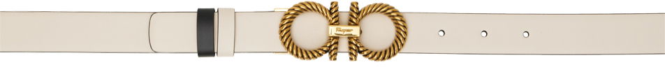 Opasok FERRAGAMO Ferragamo Gancini Reversible Belt Béžová | 230240 - 759517, 0