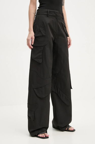 Cargo nohavice HELIOT EMIL High Waist Cargo Pants Čierna | HE.W.10.113.BLK01, 0