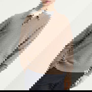 Polo tričko NORSE PROJECTS Standard Merino Lambswool Polo Béžová | N45-0621-2053, 2