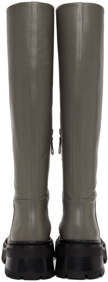 Oblečenie BY FAR BY FAR Russel Knee-High Boots Šedá | 22FWRUSDCEMNAP, 1