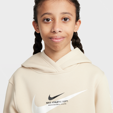 Mikina Nike Nike Sportswear Fleece Hoodie Béžová | HV6965-126, 3