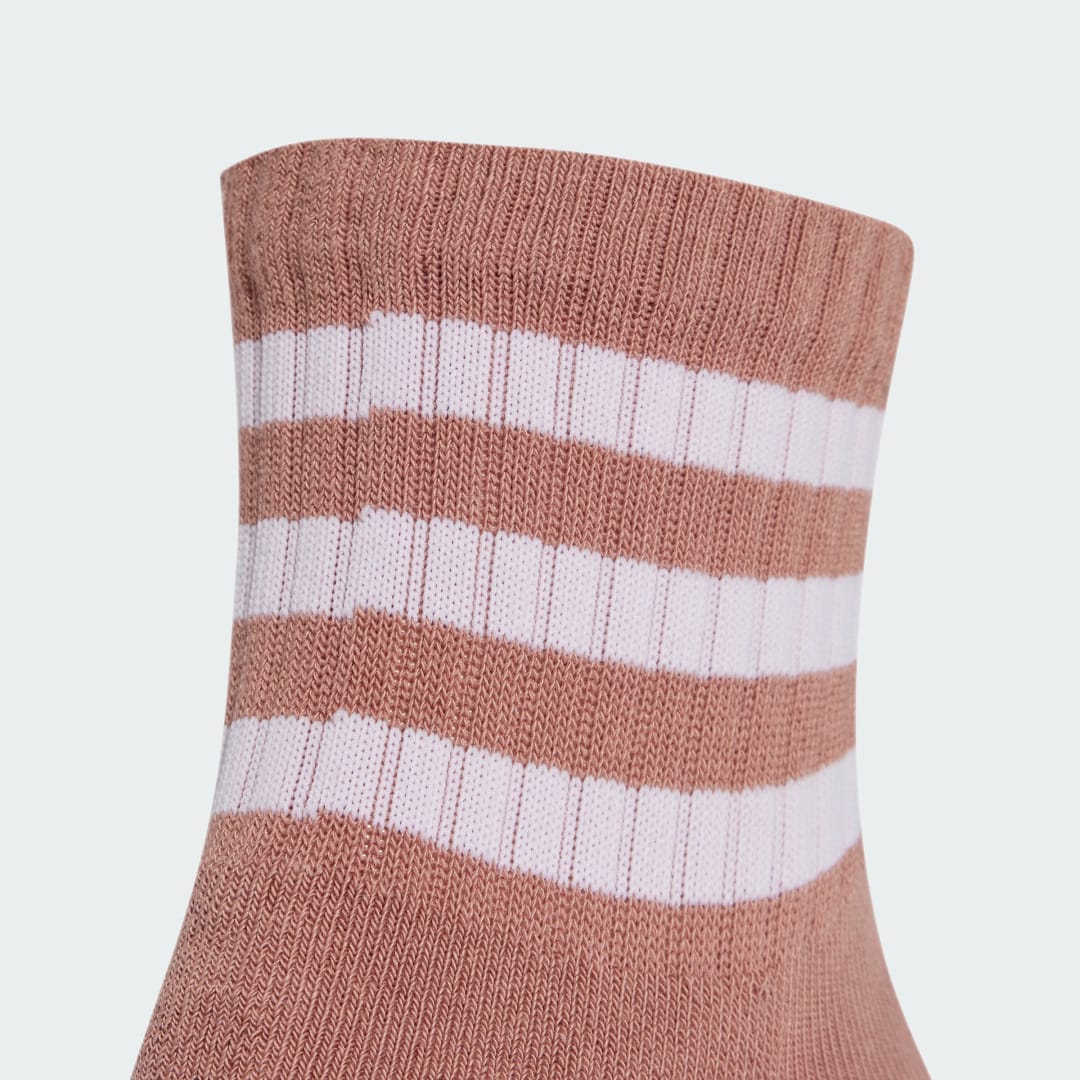 3-Stripes Cushioned Quarter Socks - 3 Pairs