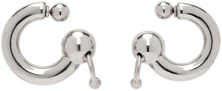Náušnice Jean Paul Gaultier Jean Paul Gaultier Large Piercing Earrings Metalická | 24/25-U-BO039-X053-91, 0