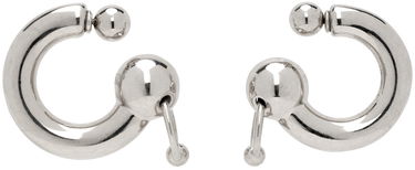Náušnice Jean Paul Gaultier Jean Paul Gaultier Large Piercing Earrings Metalická | 24/25-U-BO039-X053-91, 0