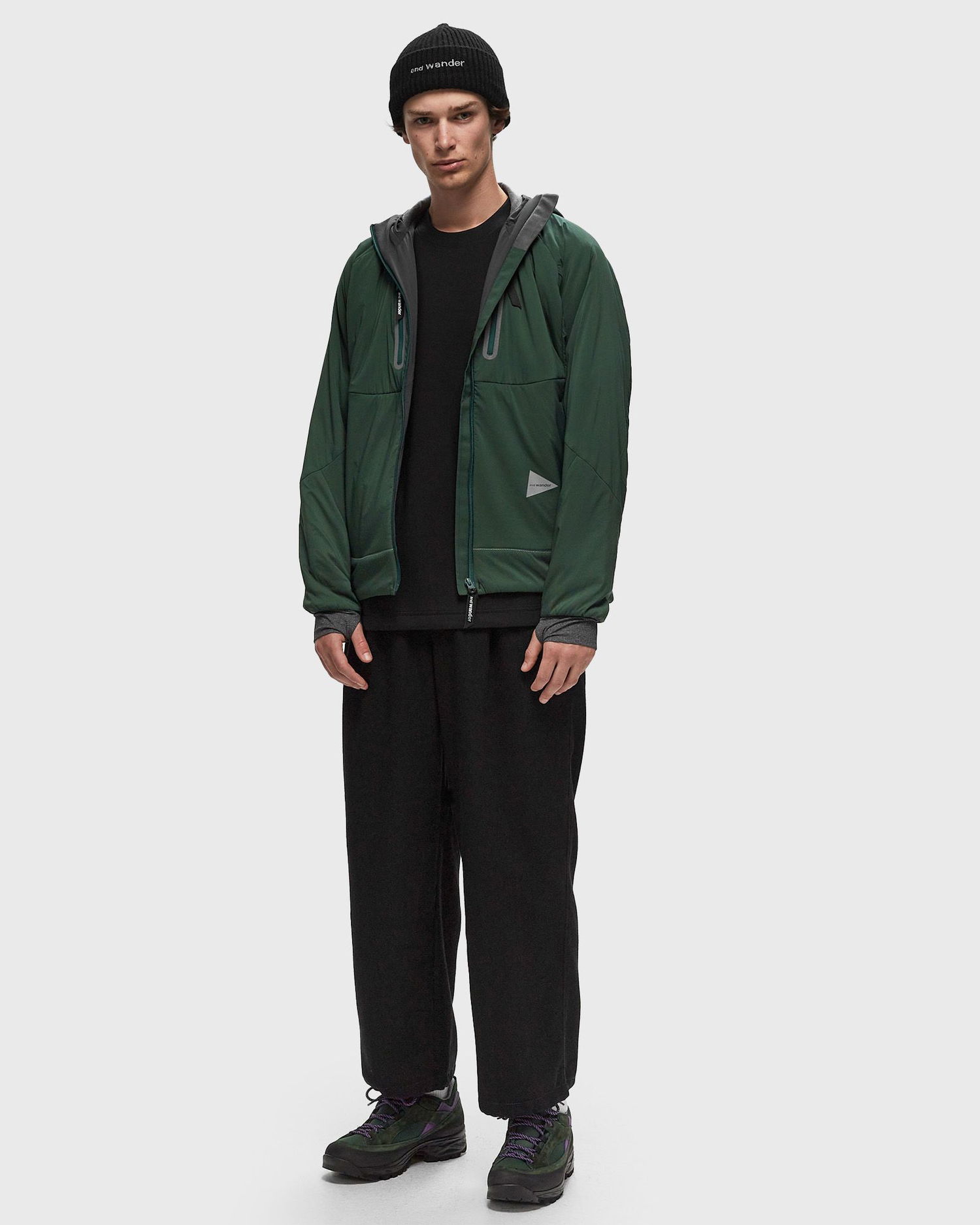Nohavice and wander REWOOL Tweed Wide Pants Čierna | 5744282188-010, 1