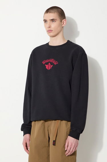 Mikina Maharishi Maharishi Dragon Anniversary Crew Sweatshirt Čierna | 1267.BLACK, 3